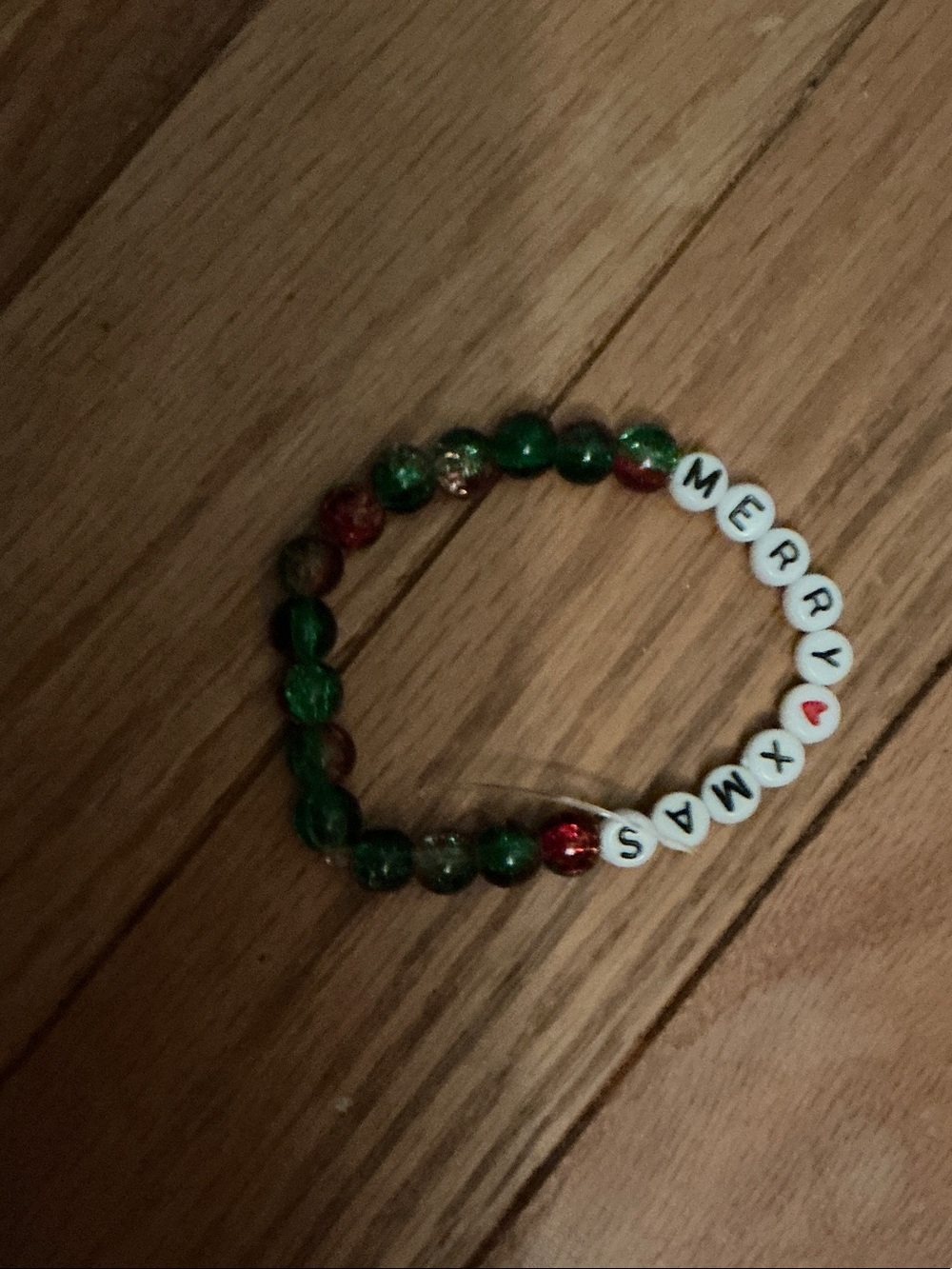 Holiday merry Xmas bracelet